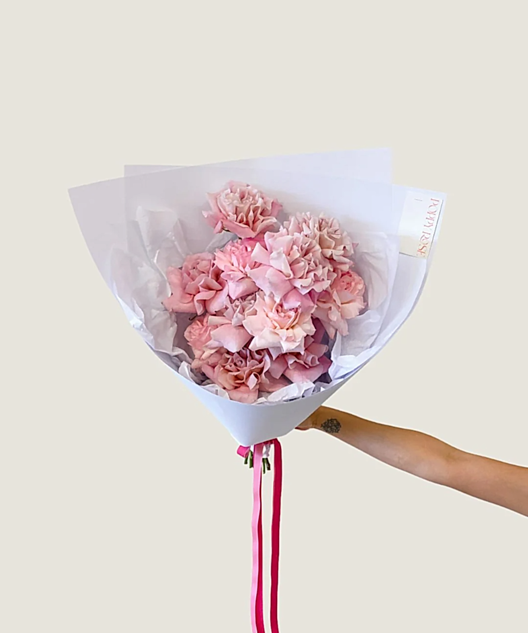 12 Stems of Mixed Roses - Poppy Rose - Poppy Rose Flowers Brisbane