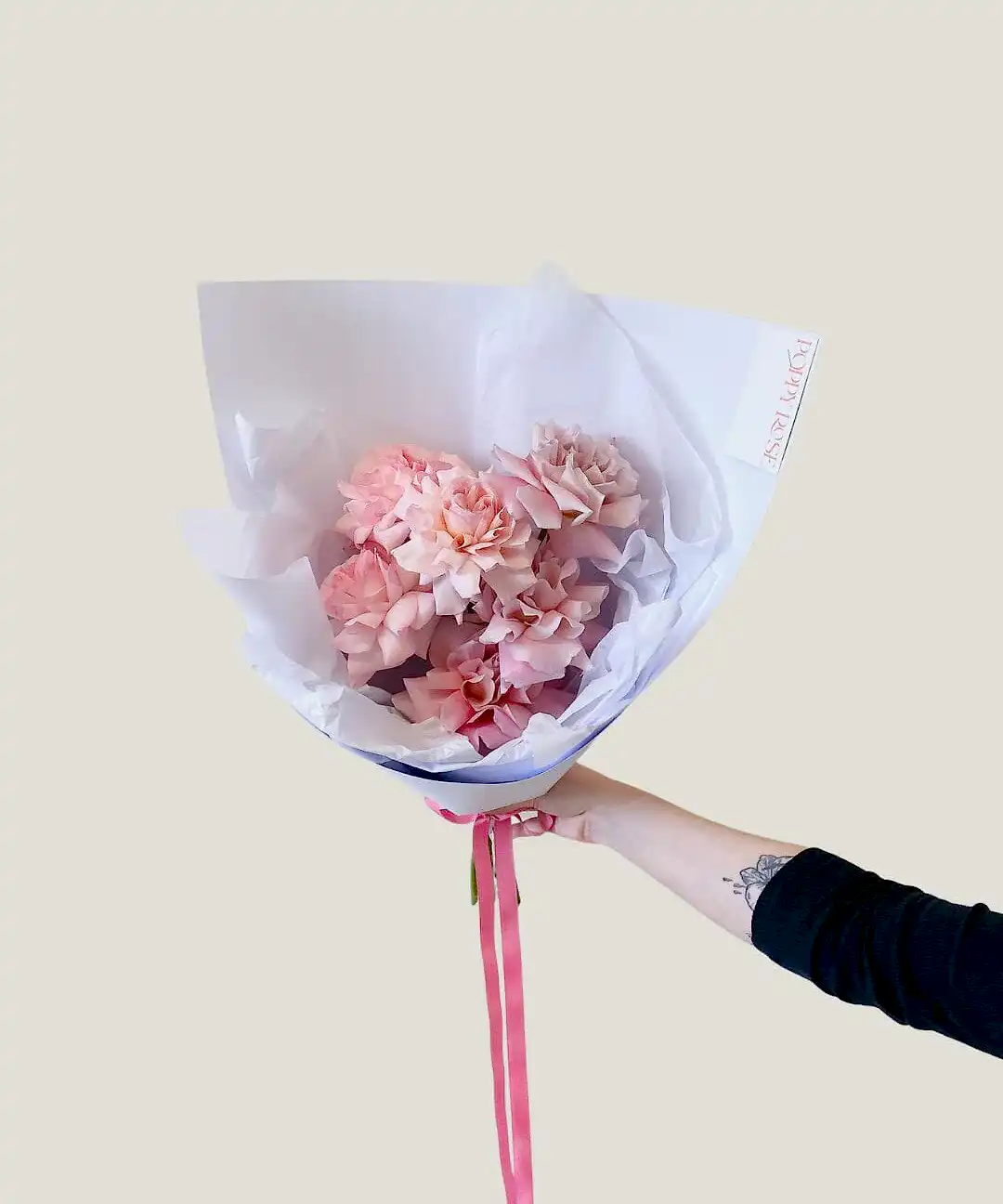 6 Stems of Mixed Roses - Poppy Rose - Poppy Rose Flowers Brisbane