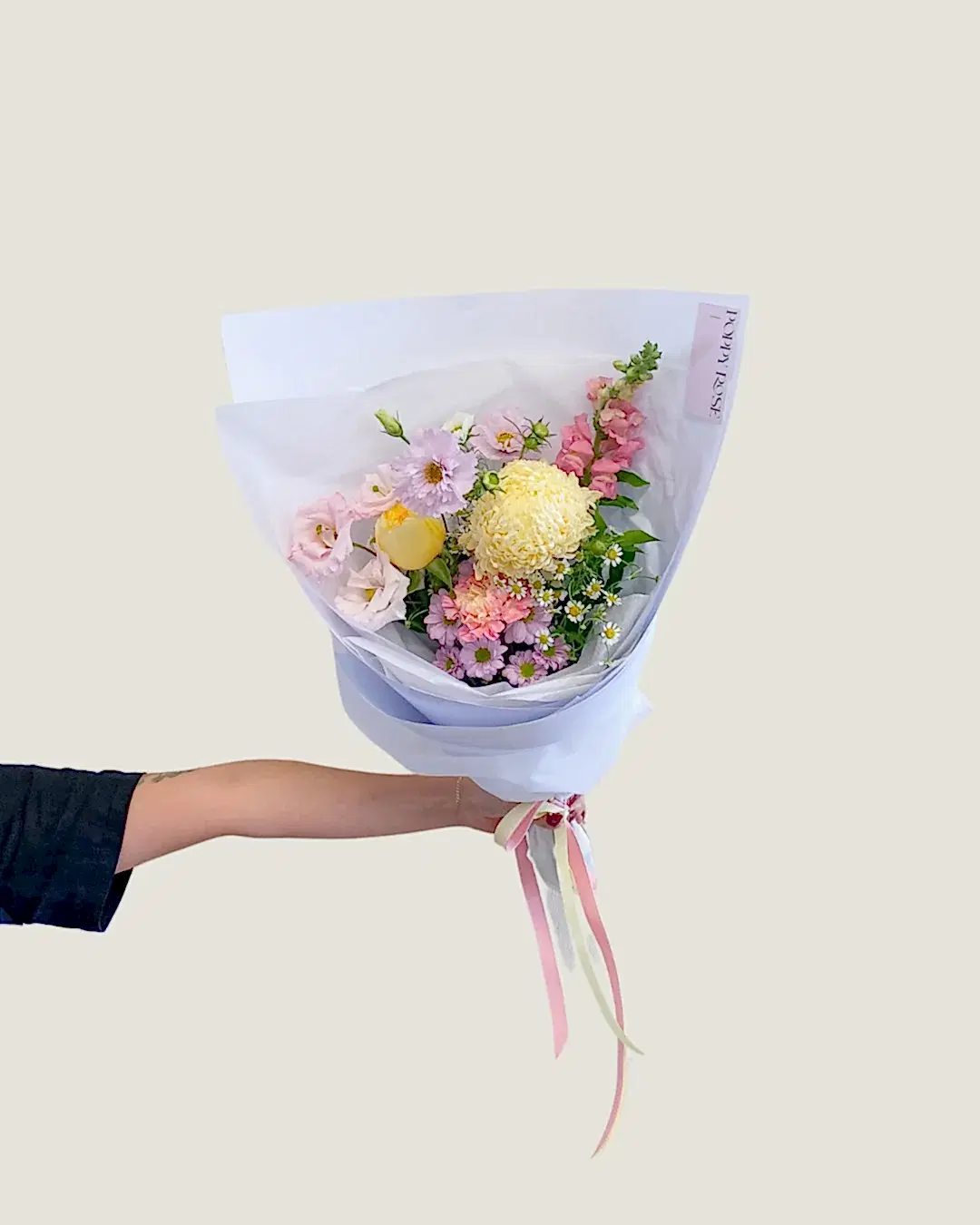 Colour Bouquet - Poppy Rose - Poppy Rose Flowers Brisbane