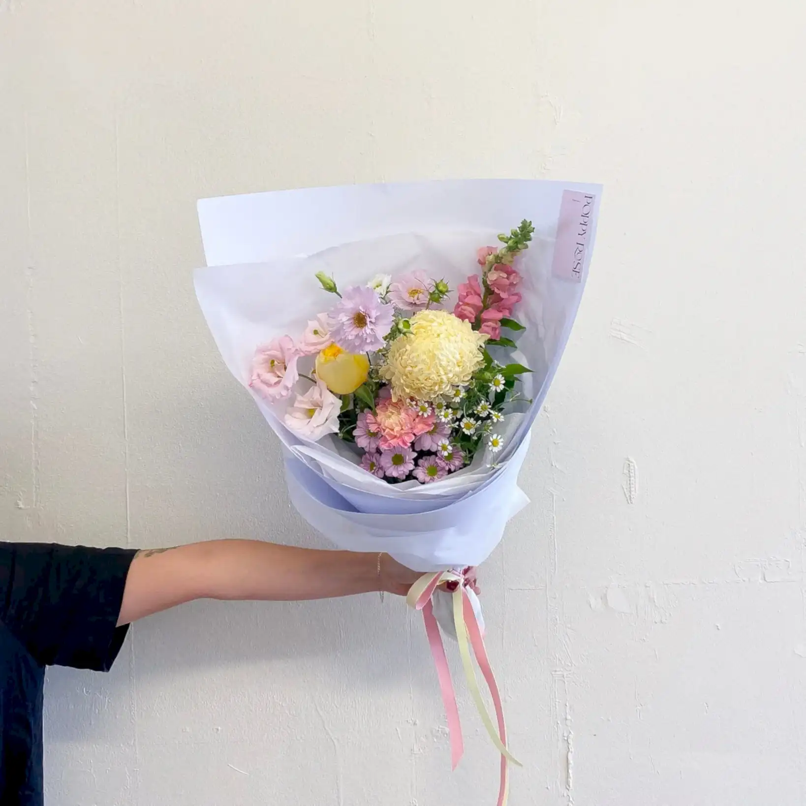 Colour Bouquet - Poppy Rose - Poppy Rose Flowers Brisbane