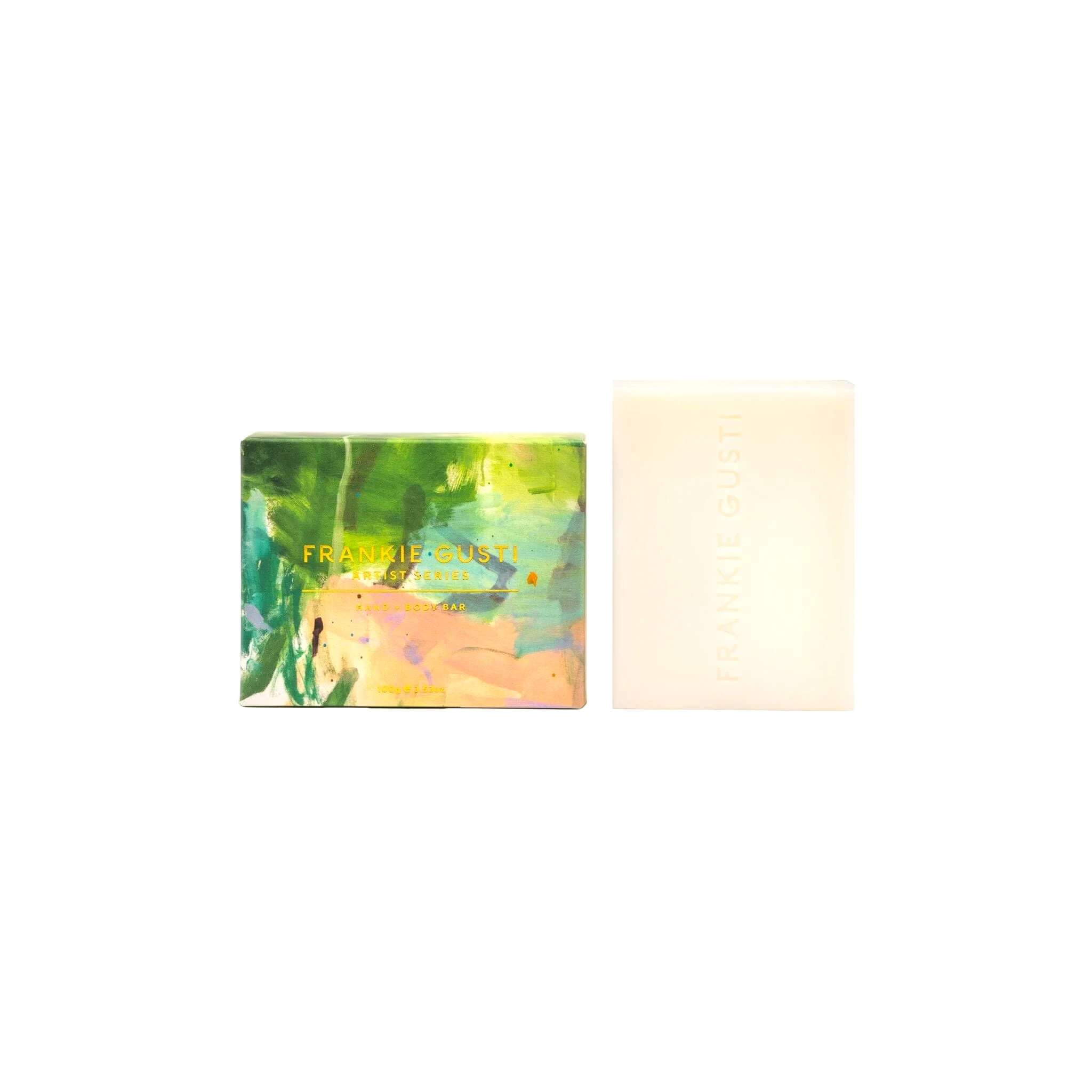 Hand & Body Bar Pistachio and Salted Coconut - Frankie Gusti - Poppy Rose Flowers Brisbane