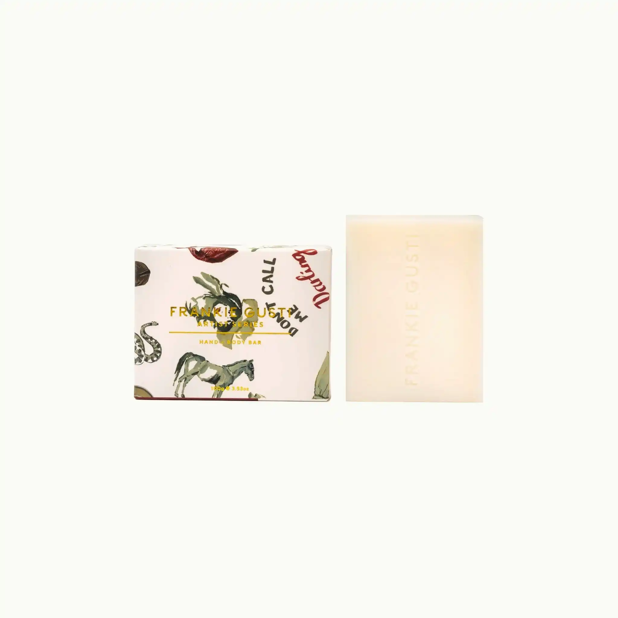 Hand & Body Bar Tobacco Darling - Frankie Gusti - Poppy Rose Flowers Brisbane