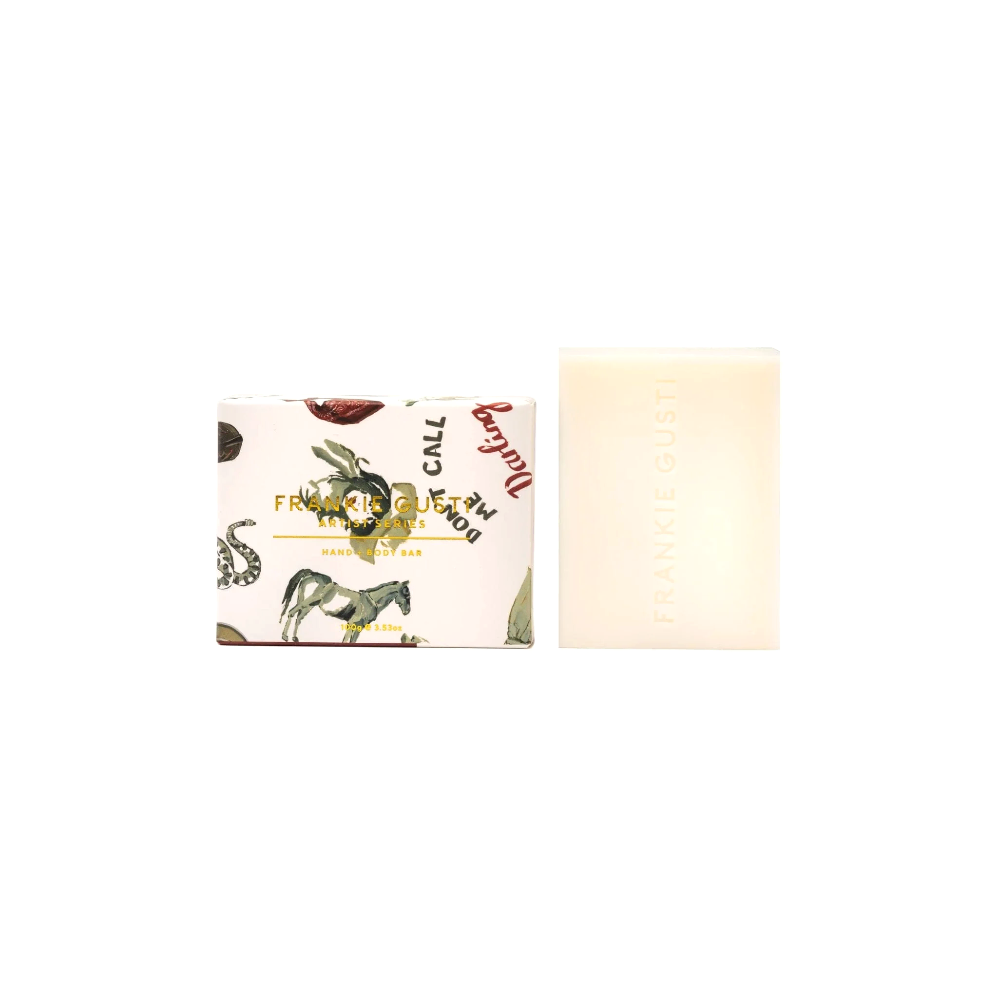 Hand & Body Bar Tobacco Darling - Frankie Gusti - Poppy Rose Flowers Brisbane