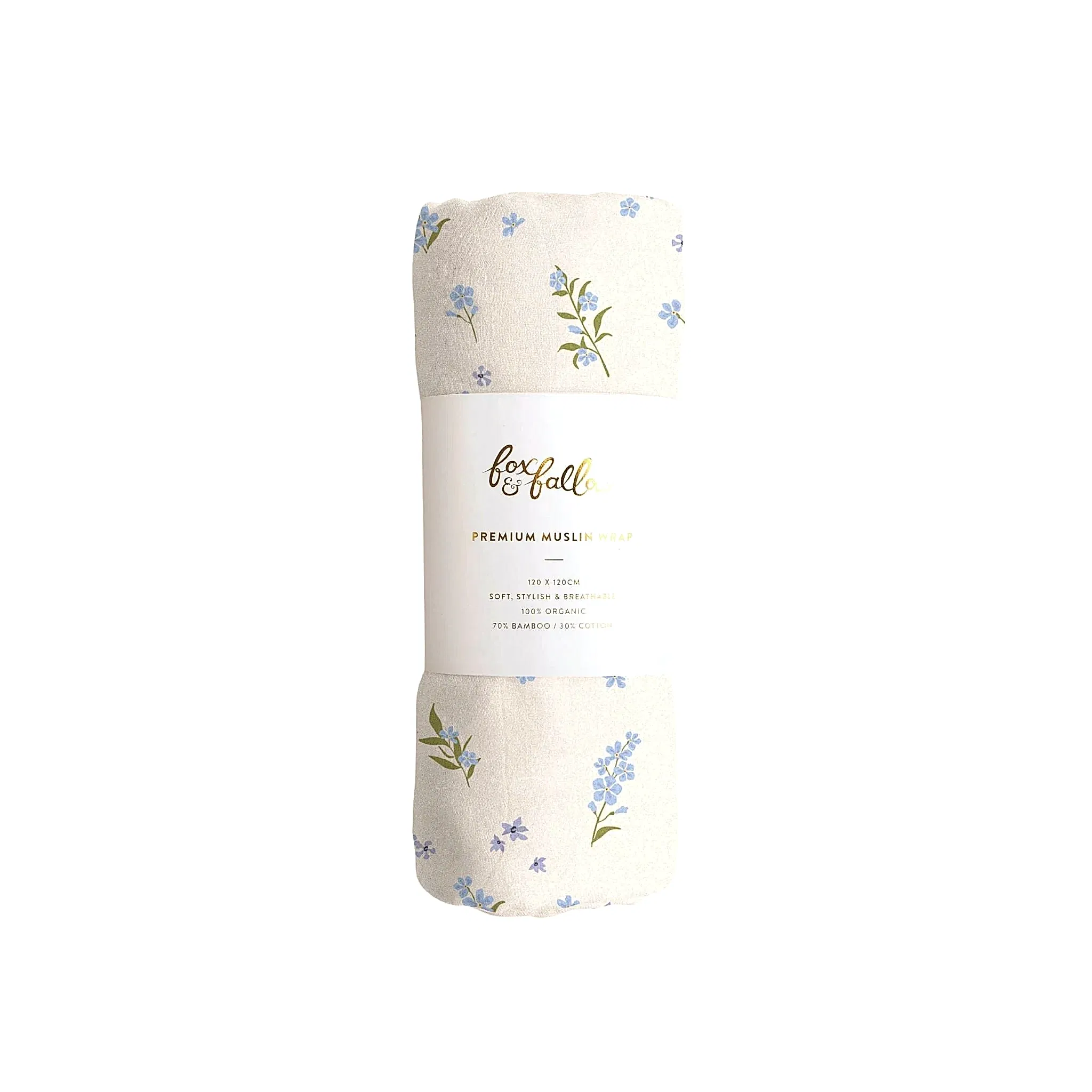 Muslin Baby Wrap - Poppy Rose - Poppy Rose Flowers Brisbane