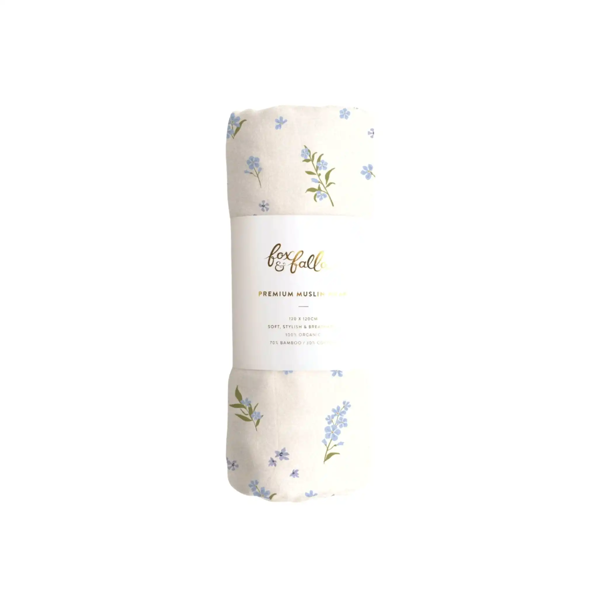 Muslin Baby Wrap - Poppy Rose - Poppy Rose Flowers Brisbane