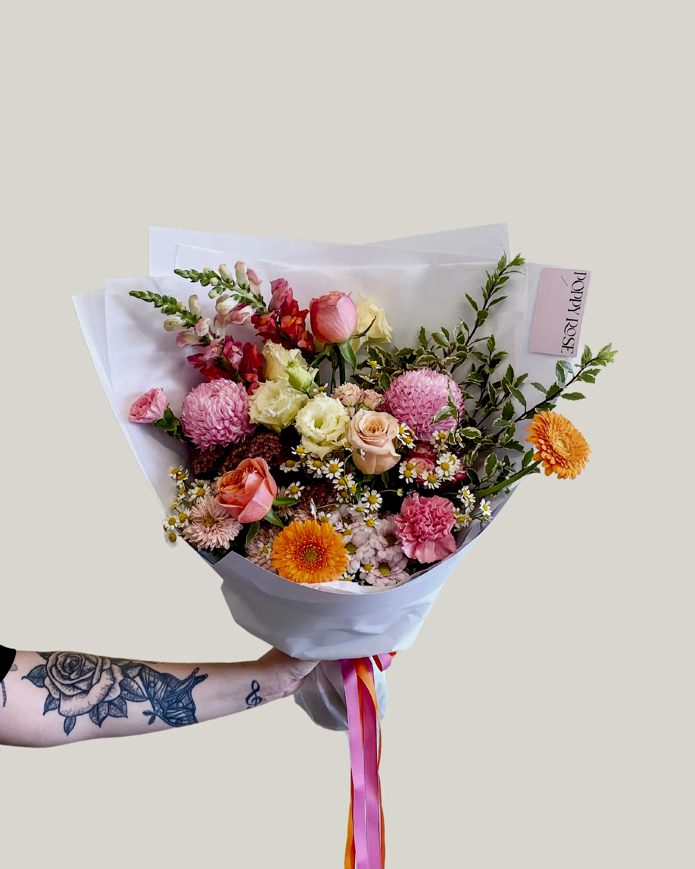 Poppy's Choice Bouquet - Poppy Rose - Poppy Rose Flowers Brisbane