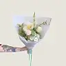 Soft and Natural Bouquet - Poppy Rose - Poppy Rose Flowers Brisbane