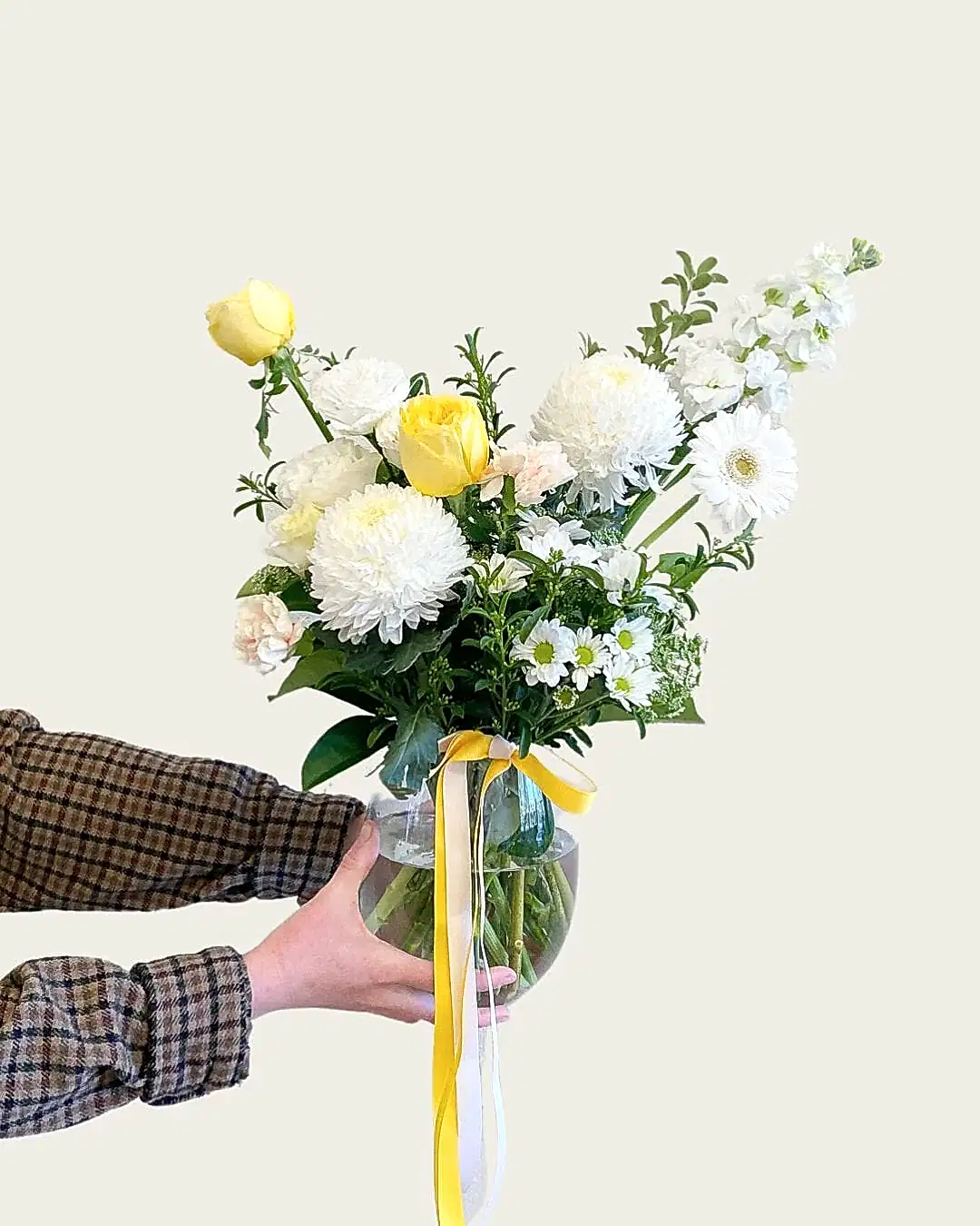 Soft and Natural Vase Medium - Poppy Rose - Poppy Rose Flowers Brisbane